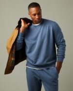 Tims Unisex Joggers - Denim Heather - Image 6