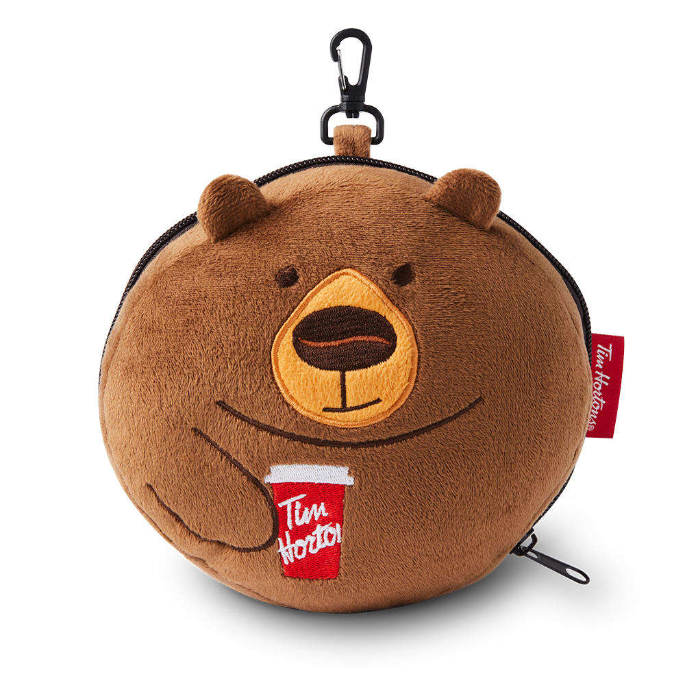 TravelPillow_Front Bear Travel Pillow and Eye Mask Set - Image 1